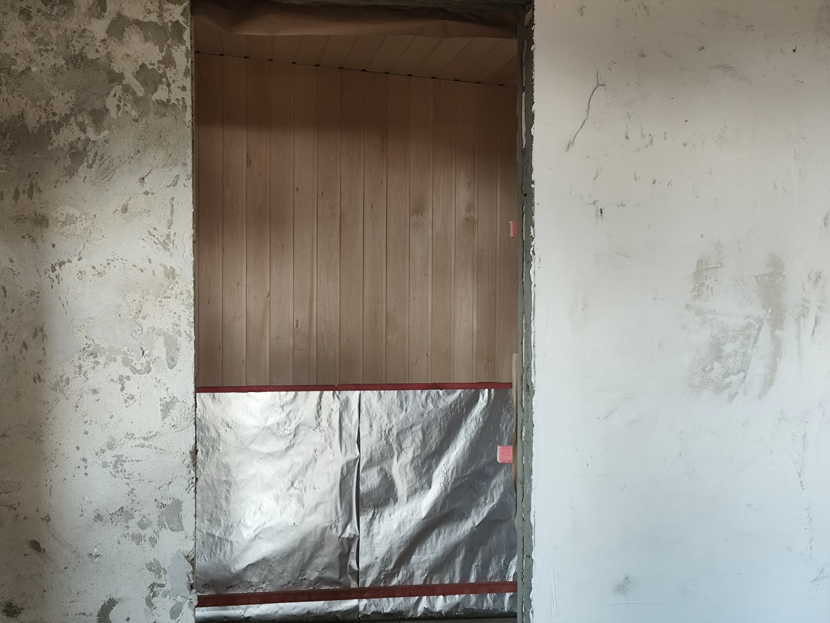 Стена из вагонки