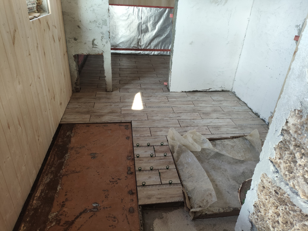 Полы в комнате отдыха