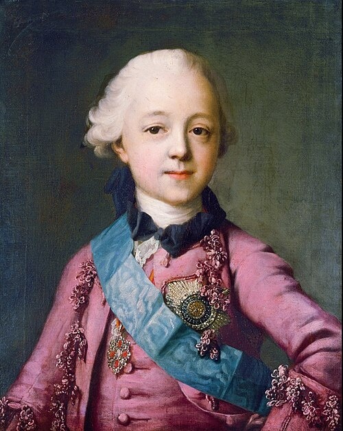 Детский портер Павла Первого, фотография из открытого доступа в интернете