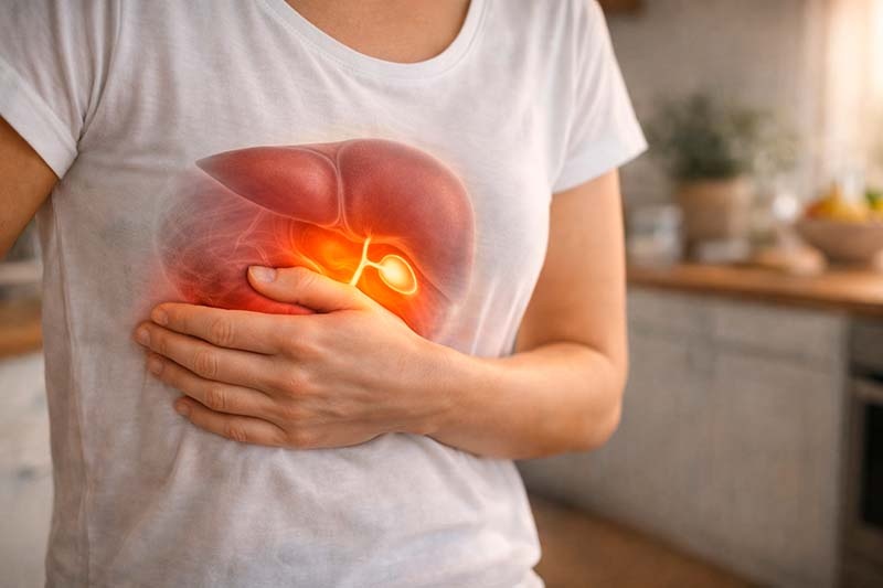 Боль под правым ребром часто списывают на обычное несварение. Но иногда это может быть воспаление желчного пузыря. Разбираемся, какие симптомы чаще всего указывают на холецистит и когда стоит обратиться к врачу.