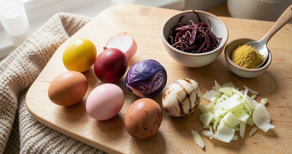Чем покрасить яйца без химии: 7 натуральных красителей с пошаговой инструкцией