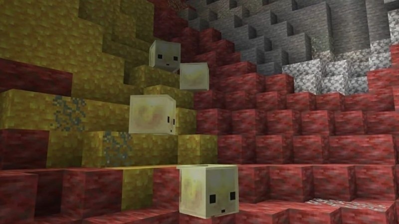 Серные пещеры и серный слайм в обновление «Chaos Cubed» Майнкрафт 26.2