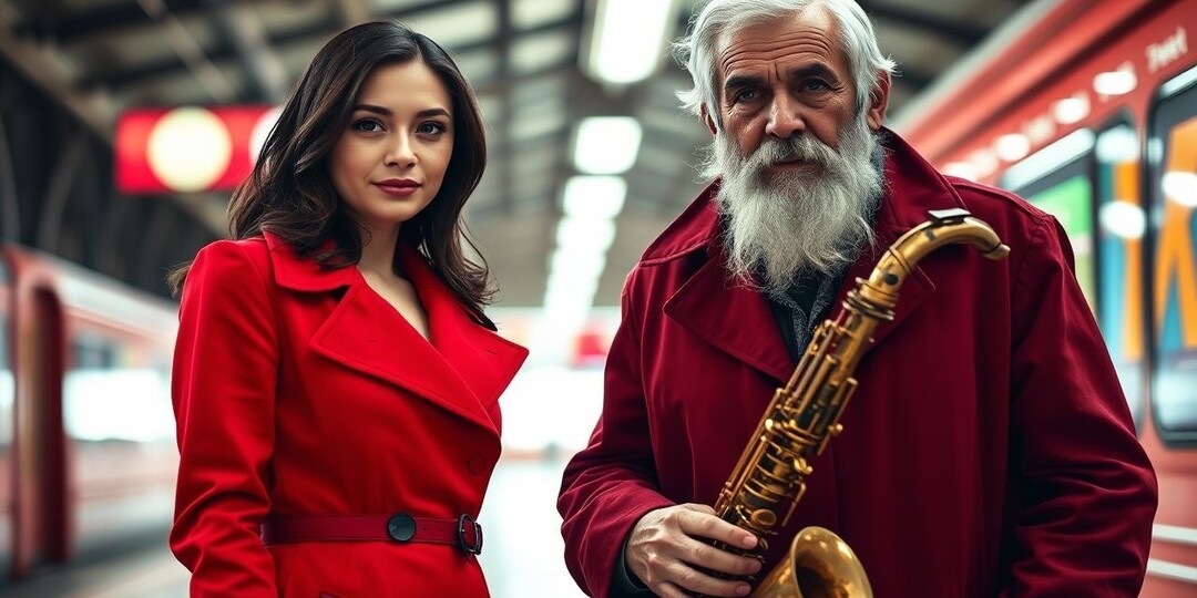 Бездомный на вокзале играл на саксофоне. От этой мелодии мороз по коже!