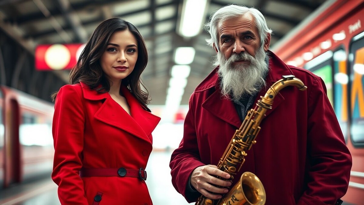    Рассказы и истории - Бездомный на вокзале играл на саксофоне. От этой мелодии мороз по коже!