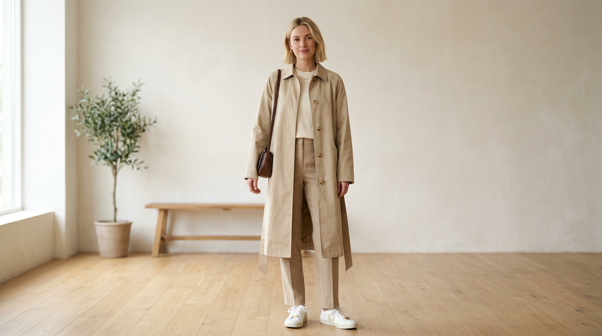 Тренч прямого кроя 2026 — как изменился силуэт классической вещи и почему это важно