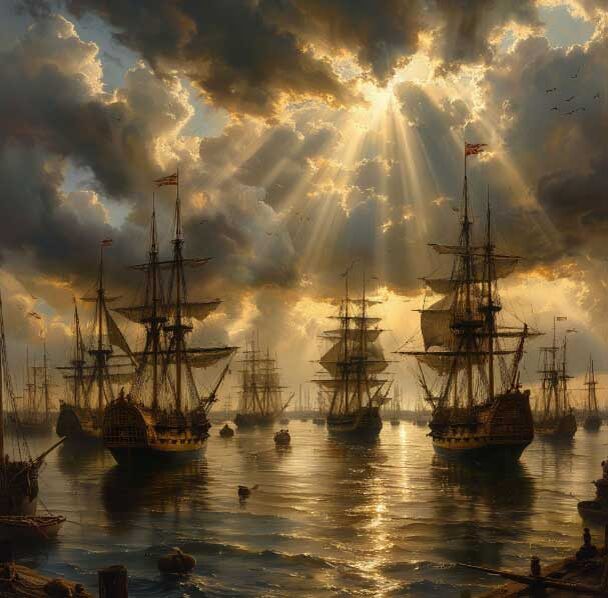 Англия имела огромный флот