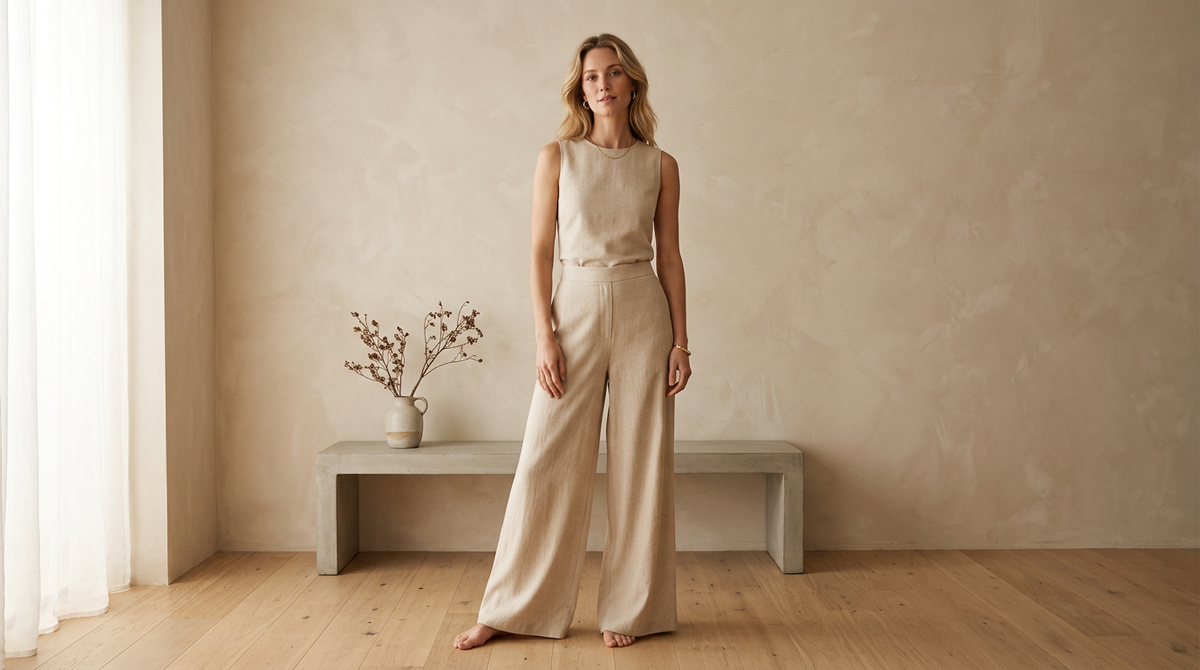 Широкие брюки palazzo 2026 — почему самый объёмный силуэт даёт лёгкость, а не тяжесть