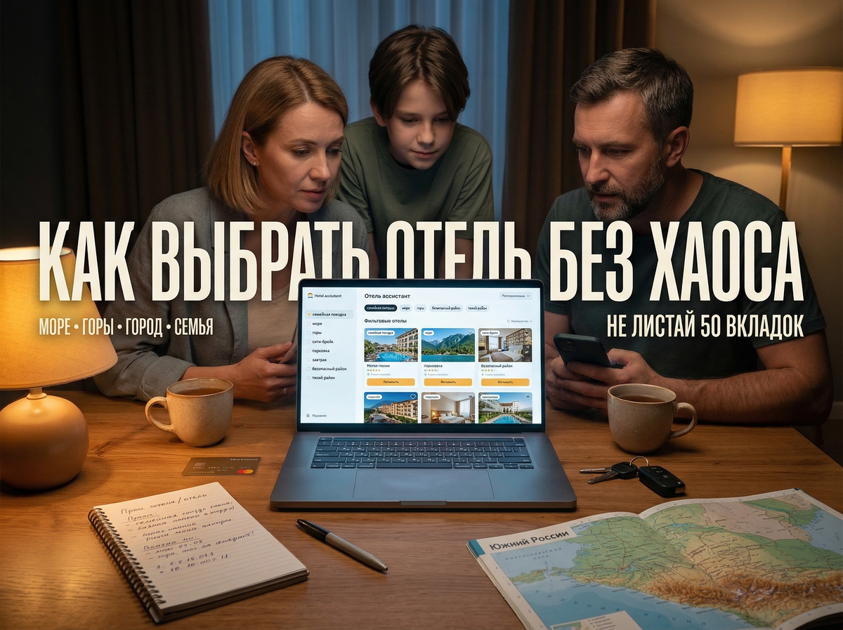Как выбрать отель и не утонуть в 50 вкладках