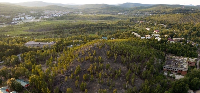 Гора Гусиха, город Карабаш