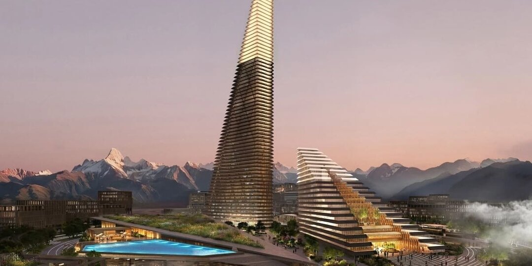 В Казахстане показали проект небоскреба, который словно сошел с экрана научно-фантастического фильма