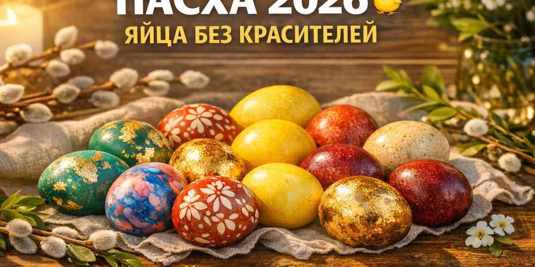 🐣 Пасхальные яйца без красителей: 3 простых способа, от которых все в восторге