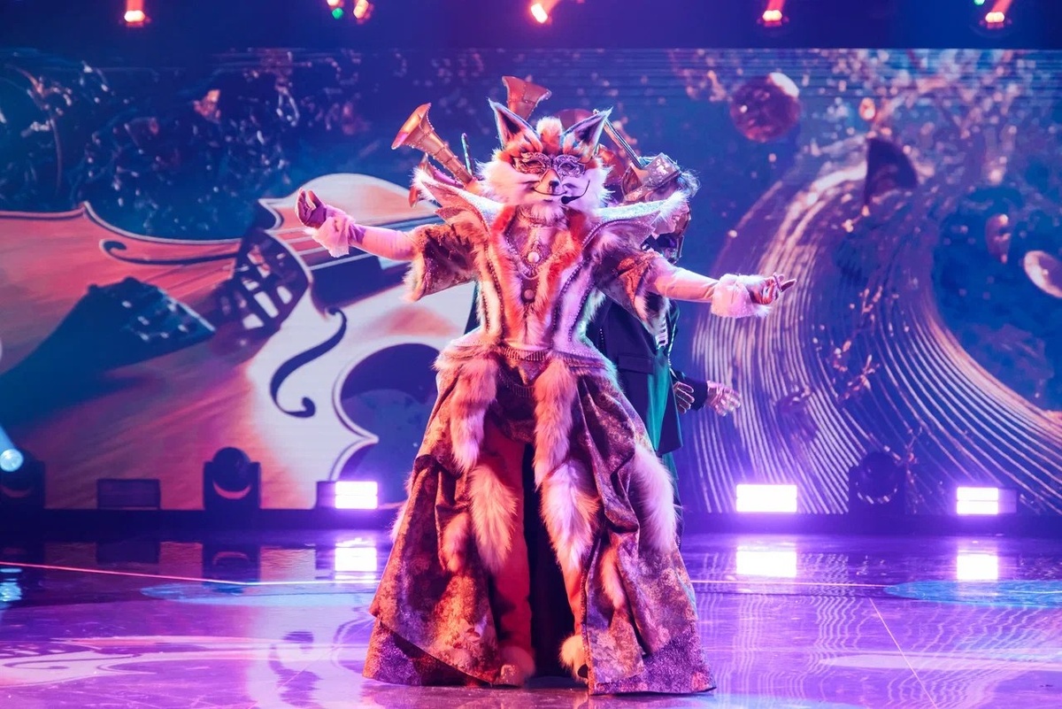    Лиса на шоу "Маска". Фото: НТВ