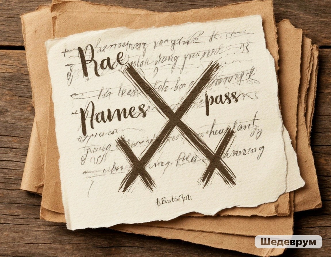 Так ШедеВРУм видит пропуск с двумя перечёркнутыми фамилиями