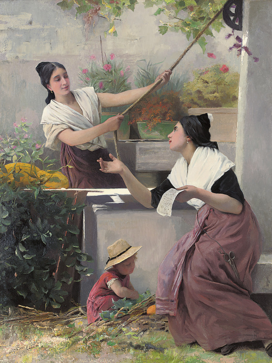 Александр-Огюст Хирш «Сплетни у колодца»