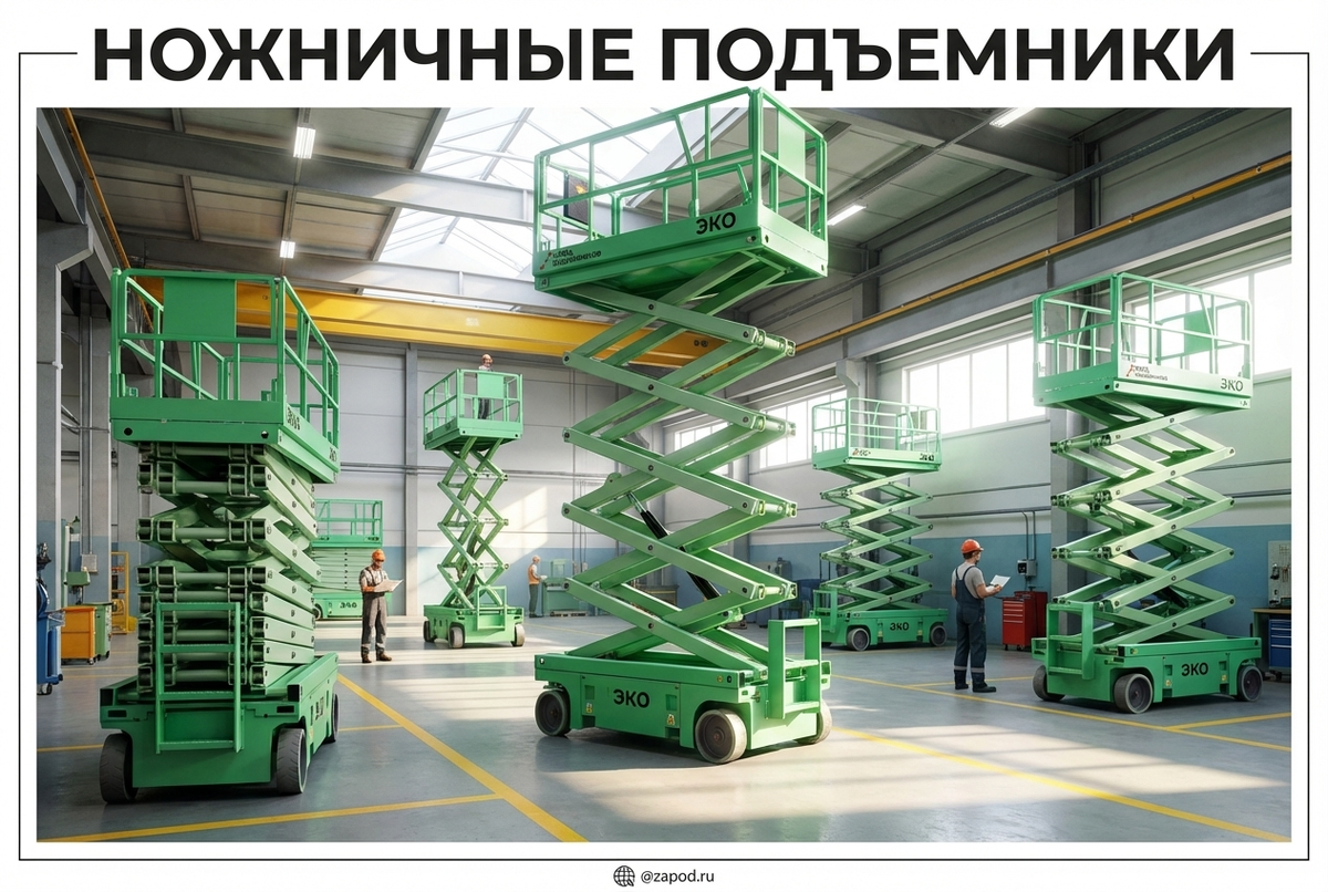   Конструктивные особенности ножничного подъемника и советы по его покупке admin