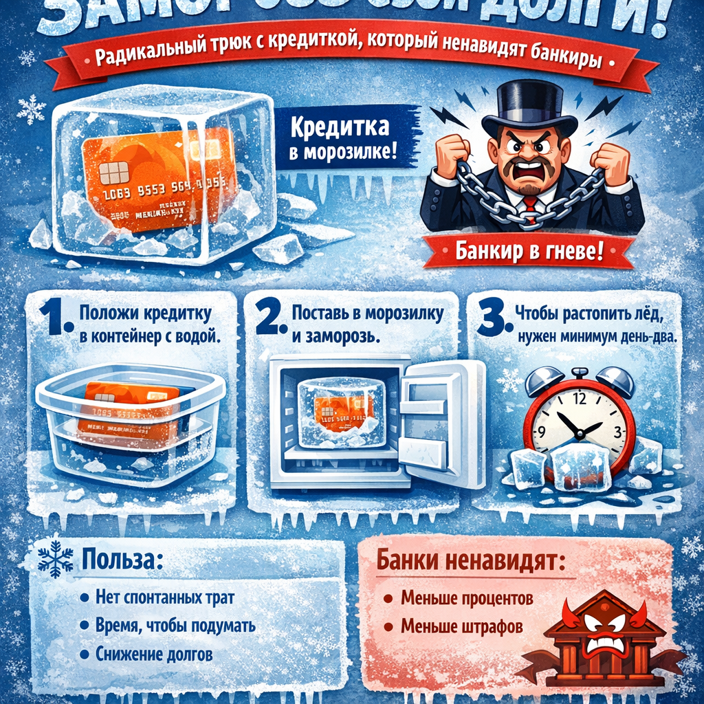 Почему ваша сила воли всегда проигрывает у кассы, а обычный кусок льда с кредиткой внутри — никогда? Объясняю психологическую ловушку.