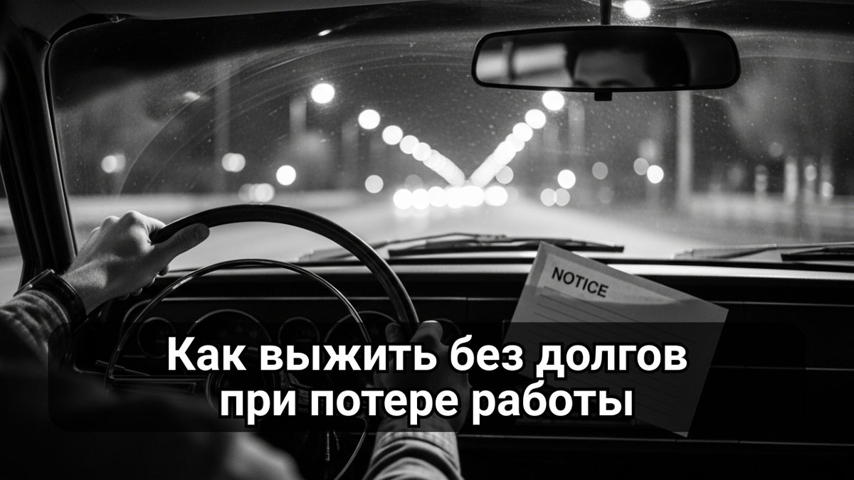 потеря работы, кризис, одиночество, перемены, страх, решение, выживание без долгов