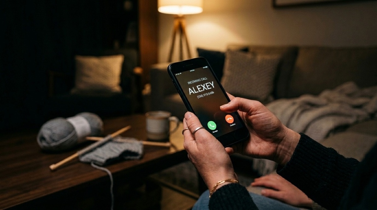 Экран загорается в тишине. Имя, которого не ждала семь лет