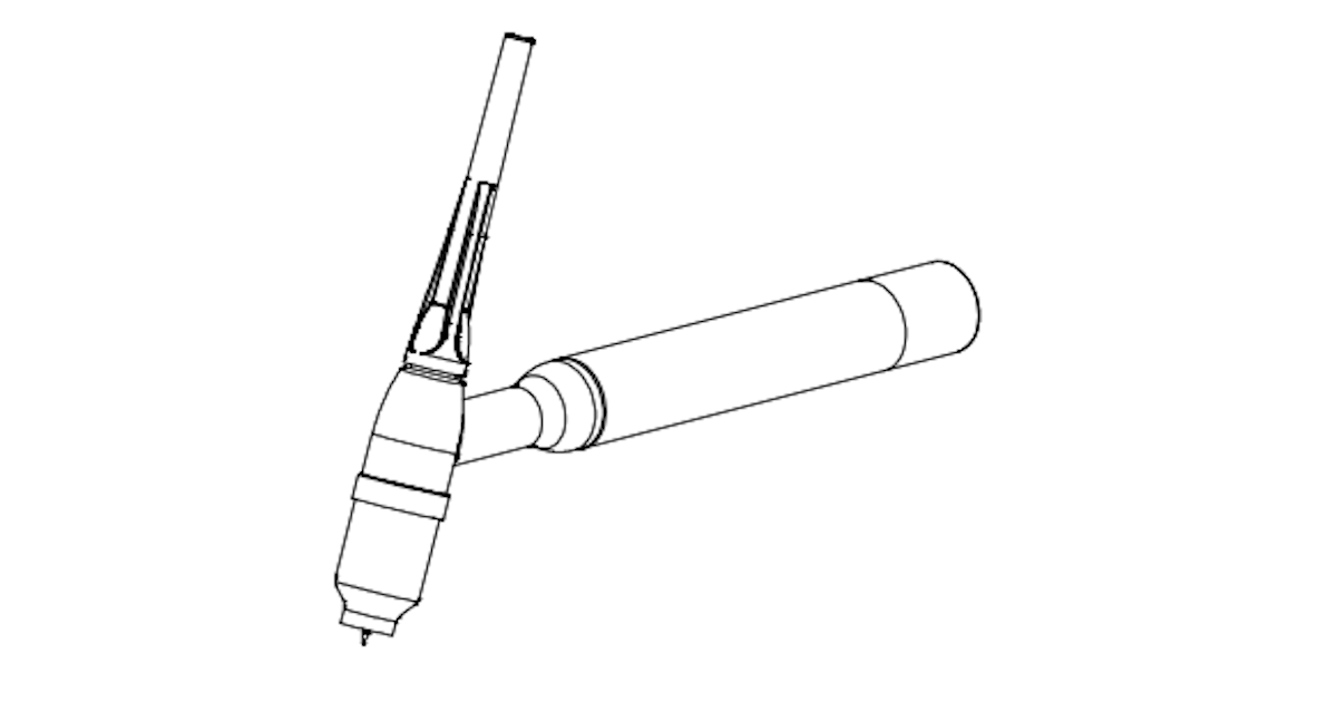 Горелка TIG WP-18SC, W400