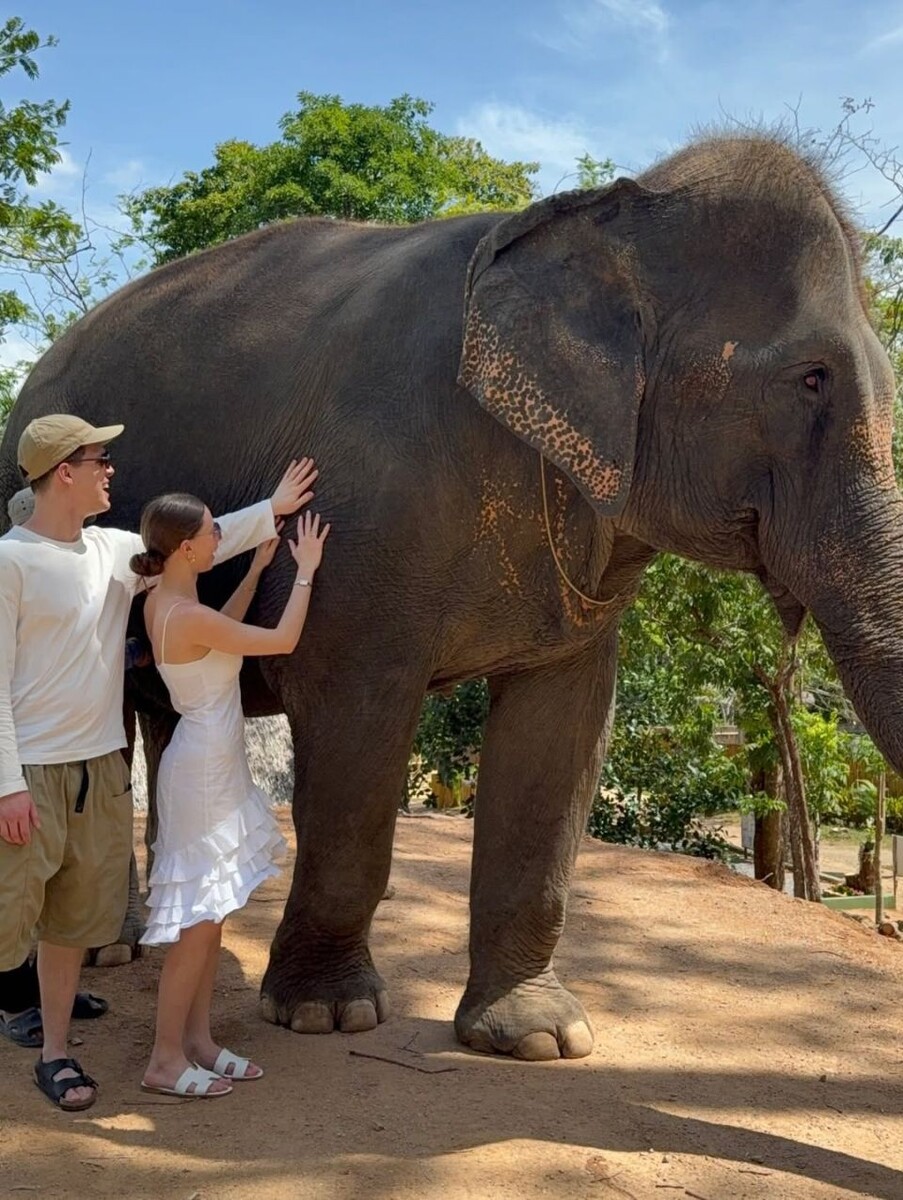    Григорий Верник и Полина Гухман отдыхают в Таиланде. Источник: @polina.guhman*