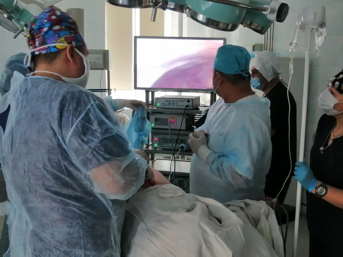    В Олонецкой ЦРБ впервые провели операции по удалению желчного пузыря© Минздрав Карелии