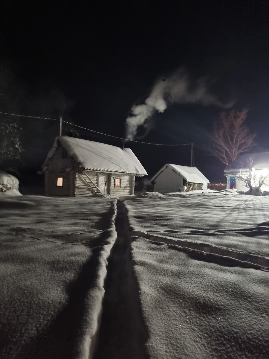 Теперь Баня очень живописная, зима 2026, минус 27 на фото.