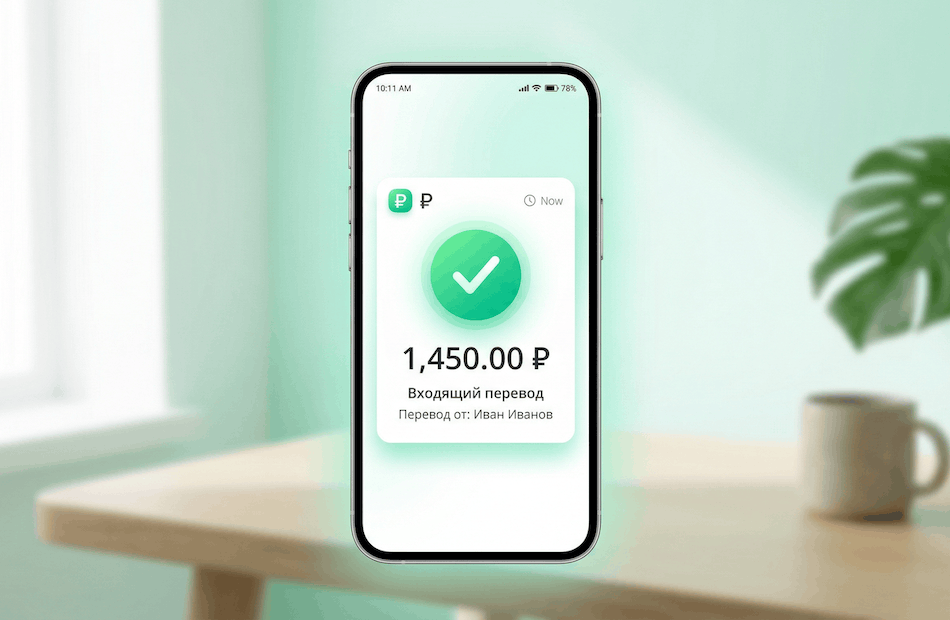   Уведомление о переводе от незнакомца — с этого обычно всё и начинается