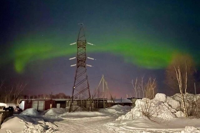    Фото: ГУ МЧС по республике Коми Северное сияние в Коми бывает ежегодно.