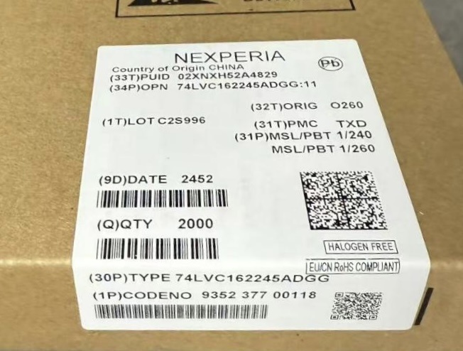 NEXPERIA Series 74LVC162245ADGG, Package: TSSOP-48;