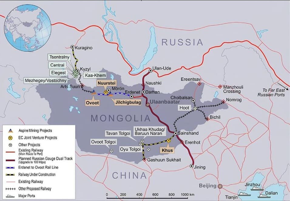 Трансмонгольские стальные магистрали