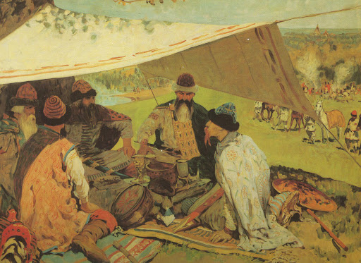 Художник Сергей Иванов: "Съезд князей".