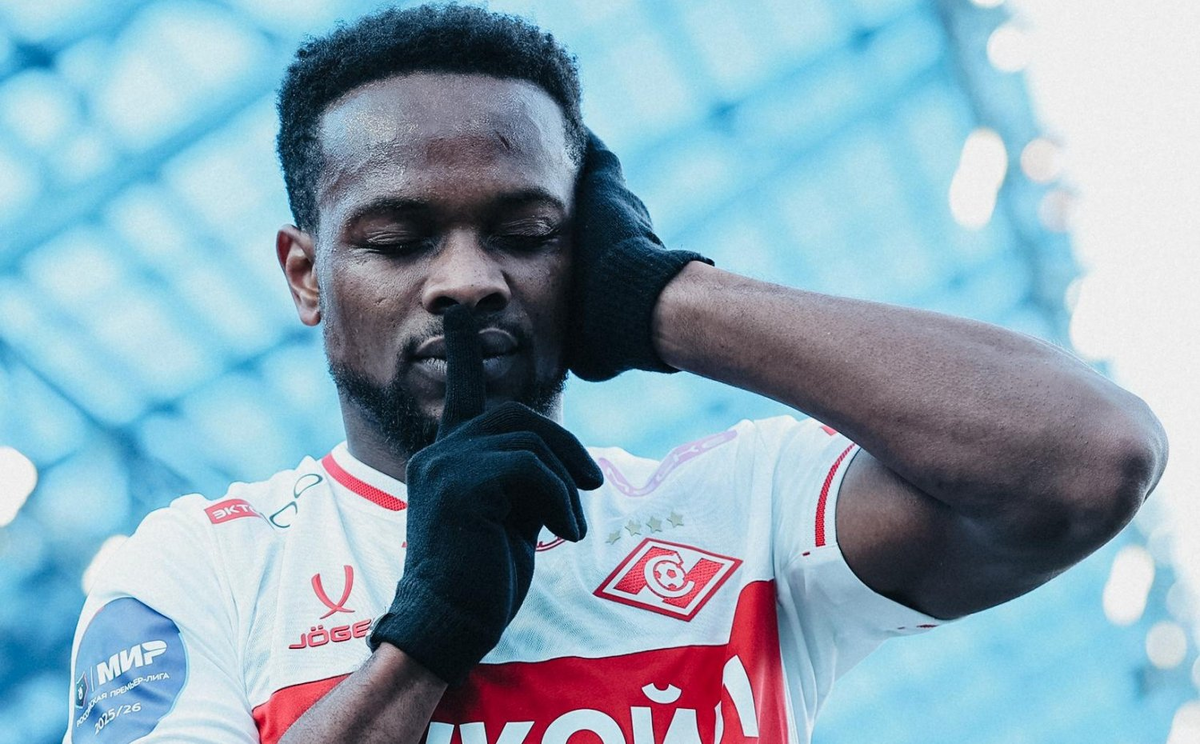 Форвард московского "Спартака" Ливай Гарсия открыл счет с "Оренбургом". Фото из интернета.