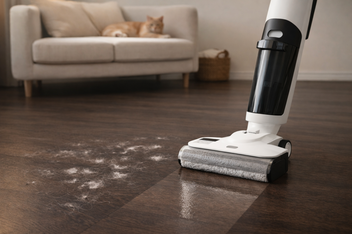 Беспроводной моющий пылесос 