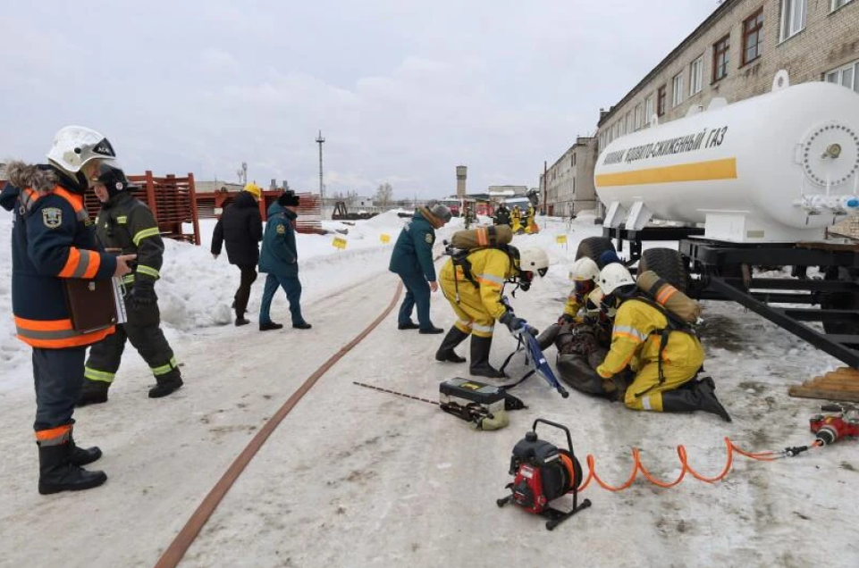    Пожарные учения. Источник: ГУ МЧС России по Алтайскому краю