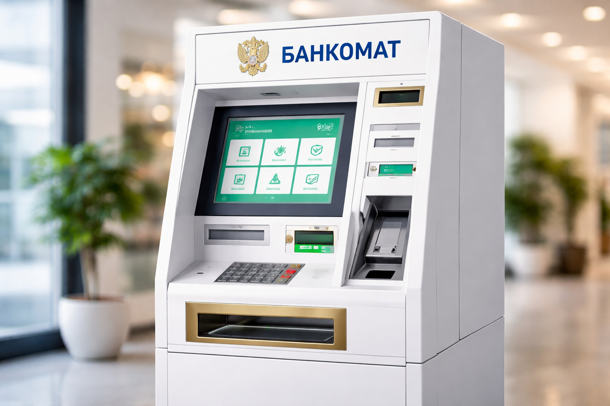    «Белые» банкоматы ЦБ. Фото: нейросеть