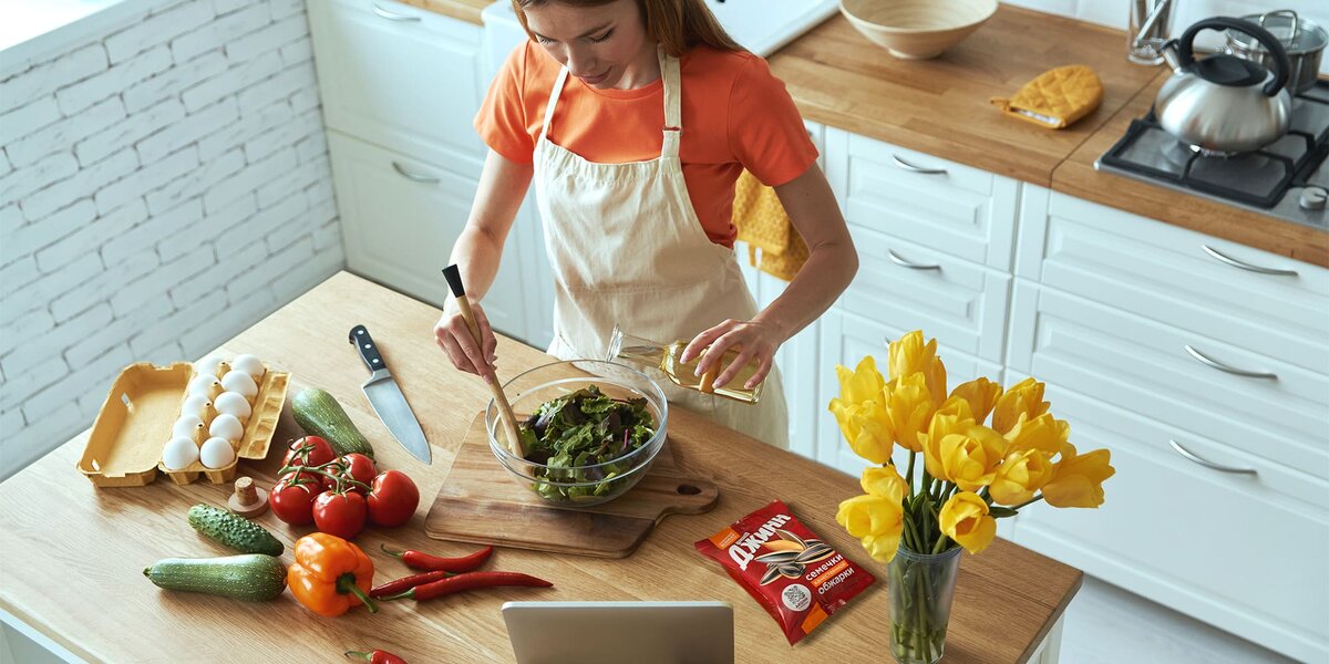 Поддержание порядка во время приготовления помогает работать быстрее и спокойнее.