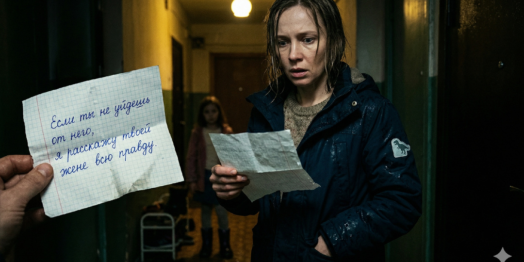 В детском саду воспитательница отдала мне чужую куртку.В кармане лежала записка: Если ты не уйдешь от него, я расскажу твоей жене всю правду