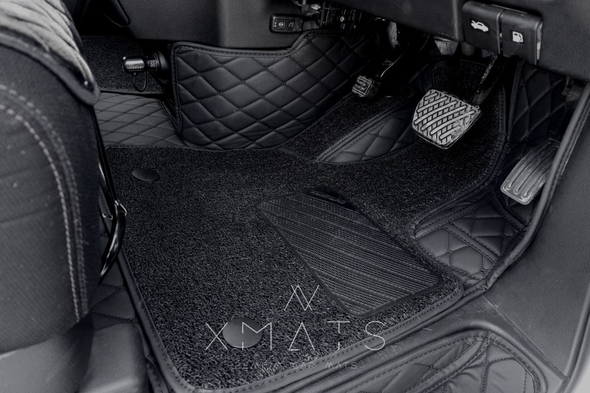 3D коврики из экокожи в салон Nissan Serena C26