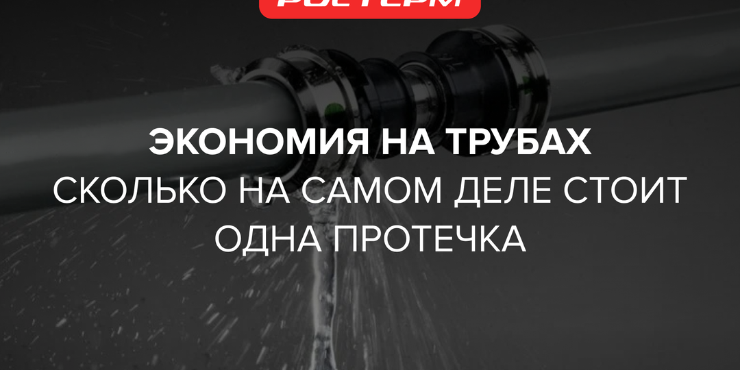 Экономия на трубах или сколько стоит одна протечка на самом деле?