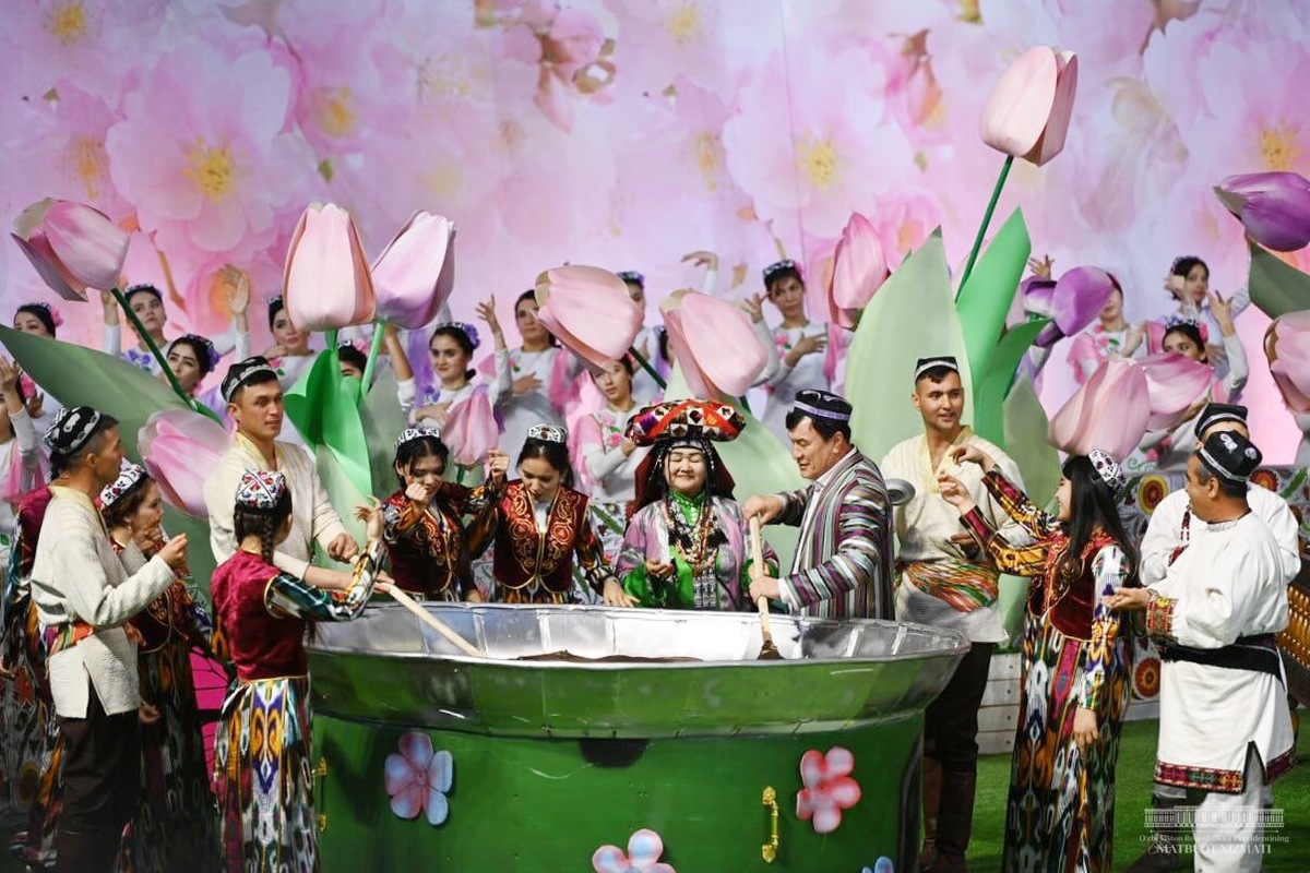    Считается, что именно в этот период природа окончательно «просыпается» и начинается новый жизненный цикл. Источник фото: официальный сайт президента Узбекистана.