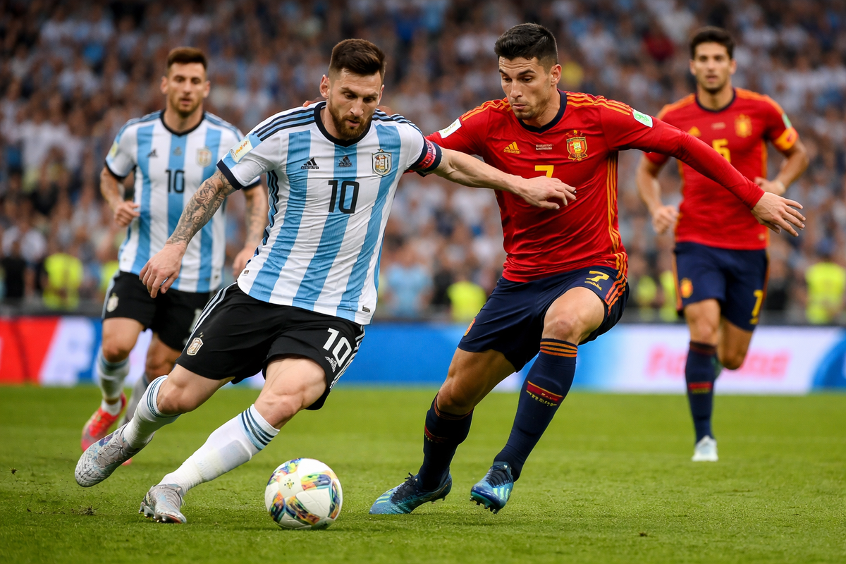 Матч Аргентина - Испания 27 марта 2026