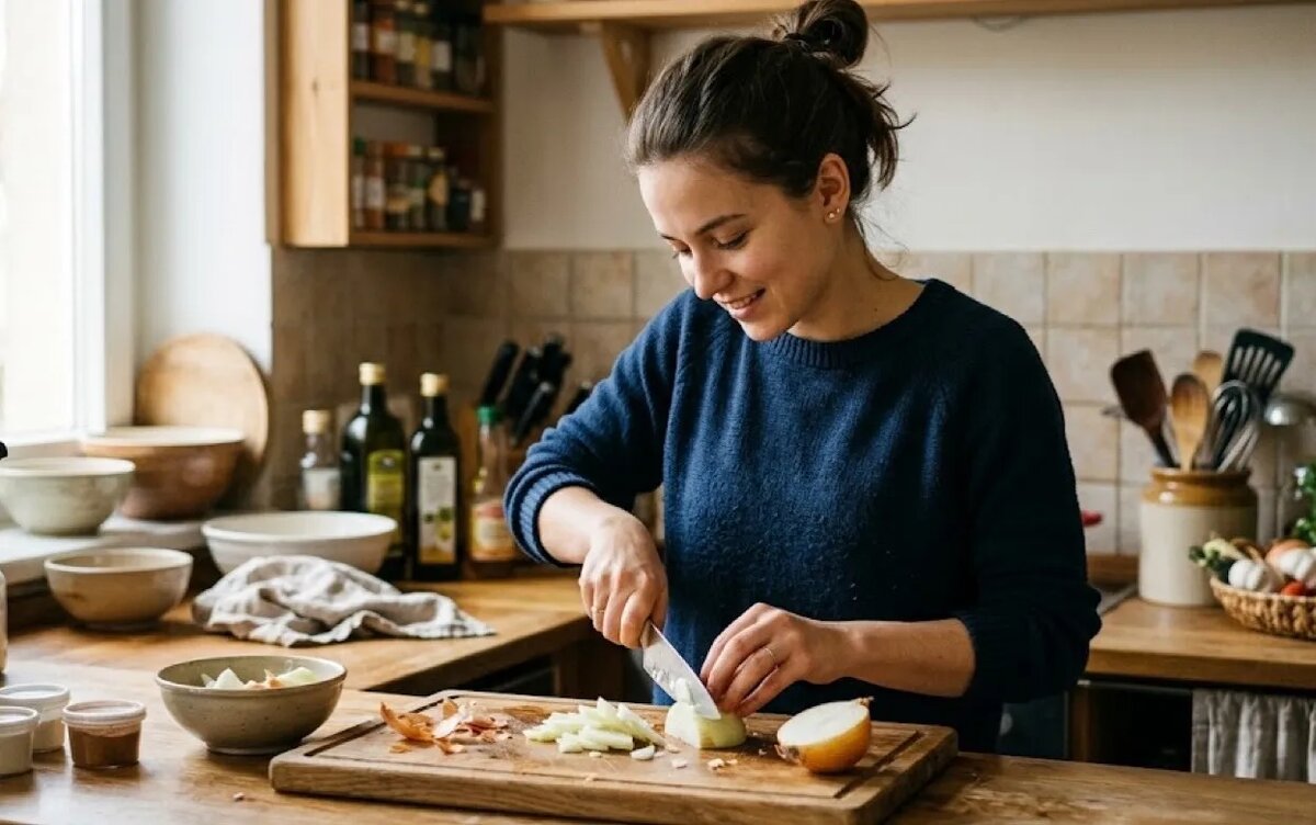    Лук больше не заставит плакать: 5 простых способов нарезать его без слез