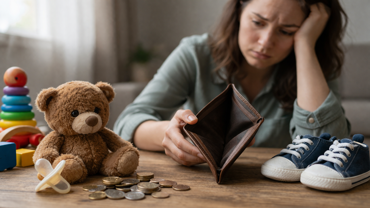   Выплаты на детей не придут в мае: единое пособие перенесли. Фото: нейросеть