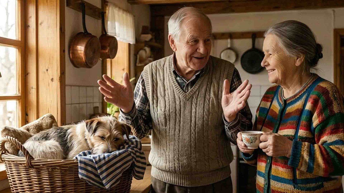 Секрет ночного спокойствия Петровича оказался прост: запах приключений в корзинке у пса.