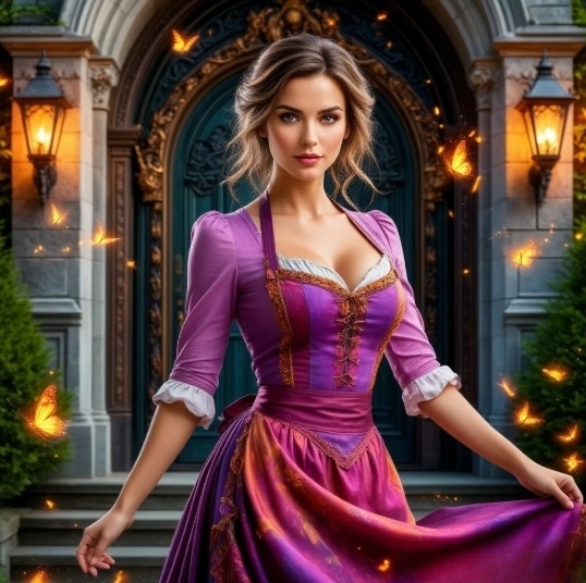 Волшебная домохозяйка в стиле моба