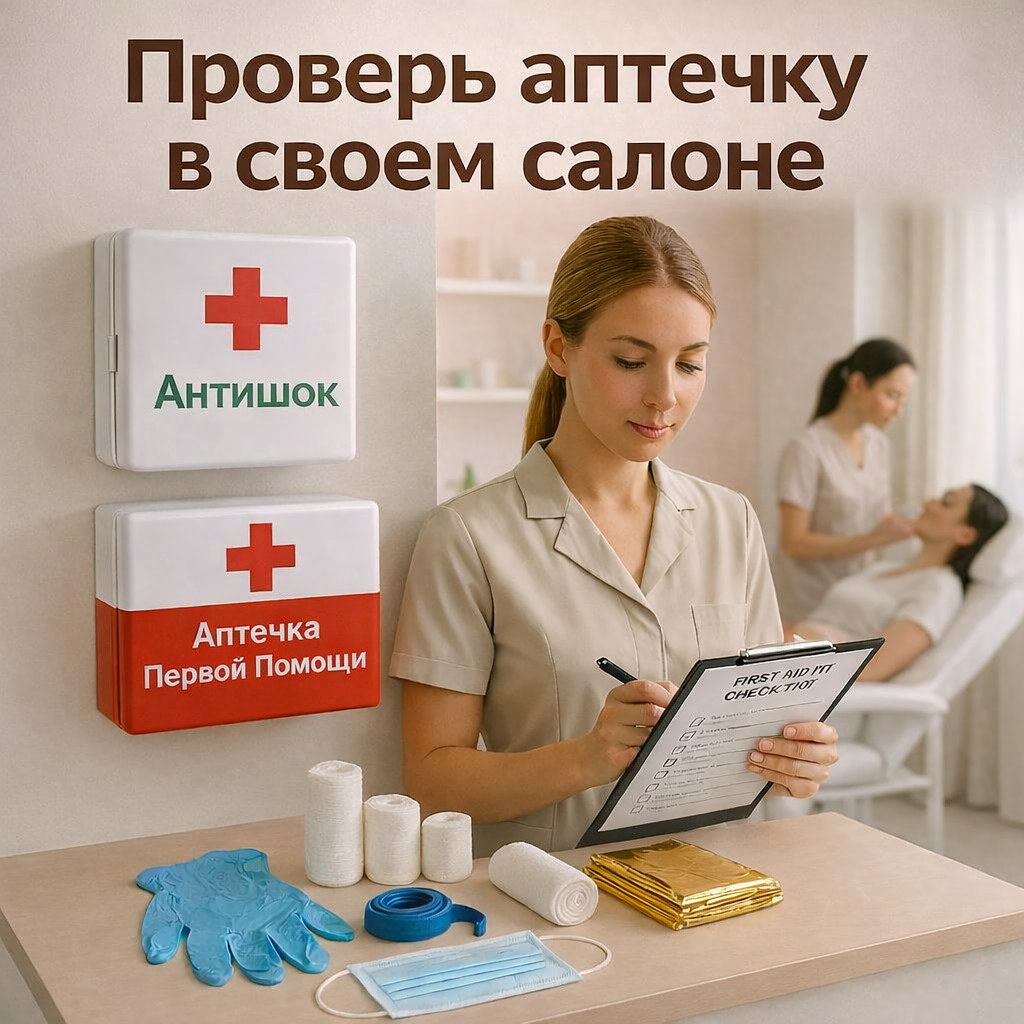 Проверь аптечку в своем салоне 