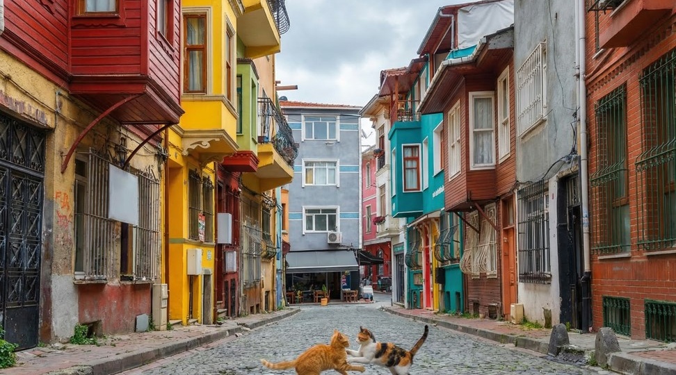 Балат в Стамбуле: где найти цветные домики. Кофе в Cumbalı Kahve и винил в Hmk Dönence Plak — маршрут и факты