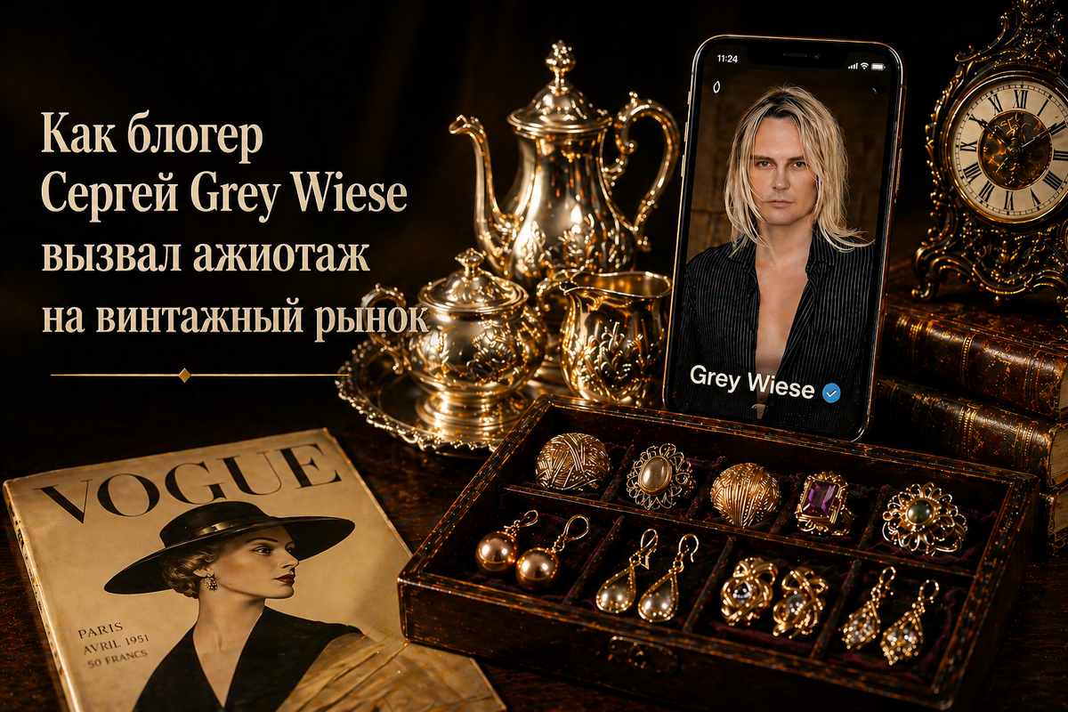 Как блогер Сергей Grey Wiese вызвал ажиотаж на винтажный рынок