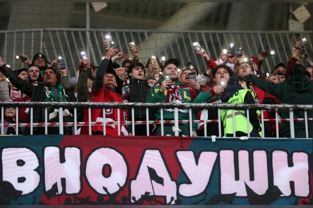    В Самаре казанских болельщиков оказалось даже больше. Фото: Пресс-служба ФК «Рубин»