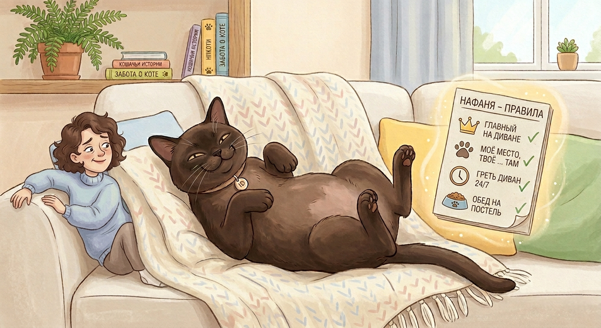  5 признаков, что ваш кот вас дрессирует: от утреннего побудки до оккупации дивана. Смешной разбор кошачьих манипуляций с любовью и пониманием, кто в доме хозяин. Читайте в блоге «Жизнь с лапками» 🐱😼